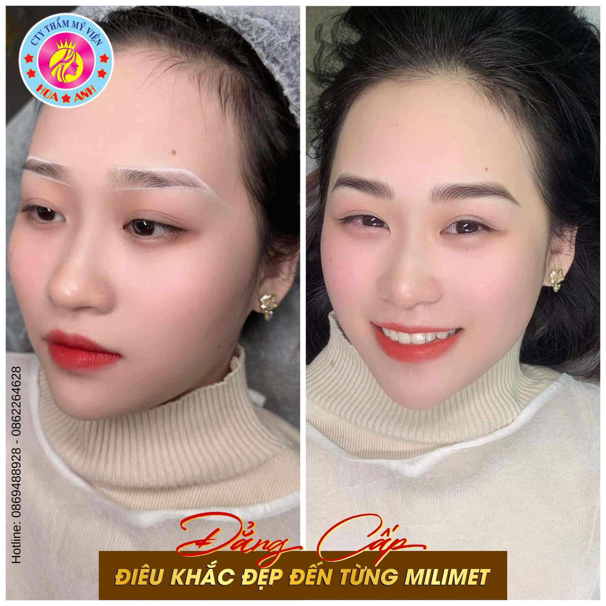 Phun xăm lông mày