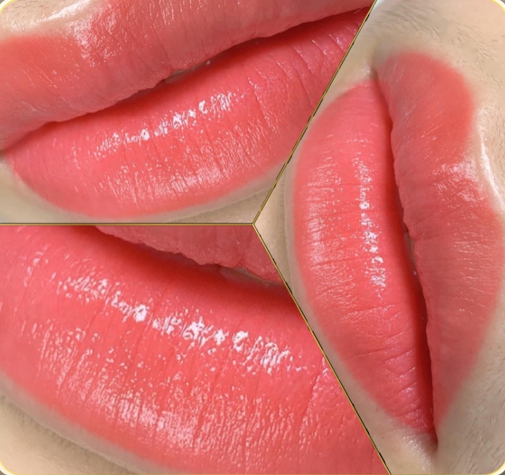 Phun môi collagen